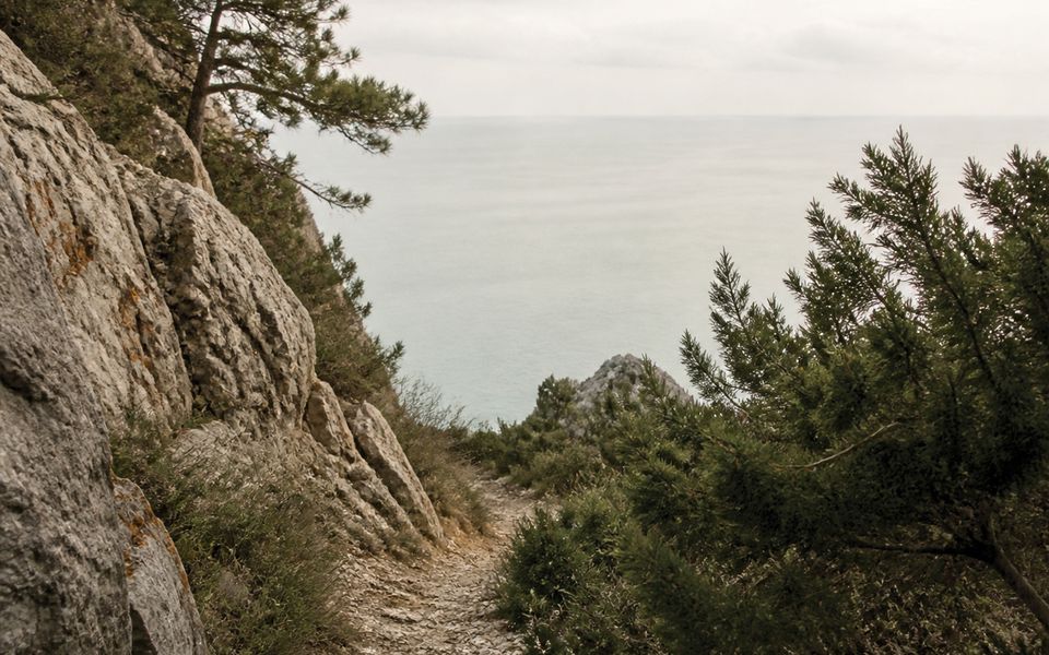 Побережье, Алушта, иллюстрация
